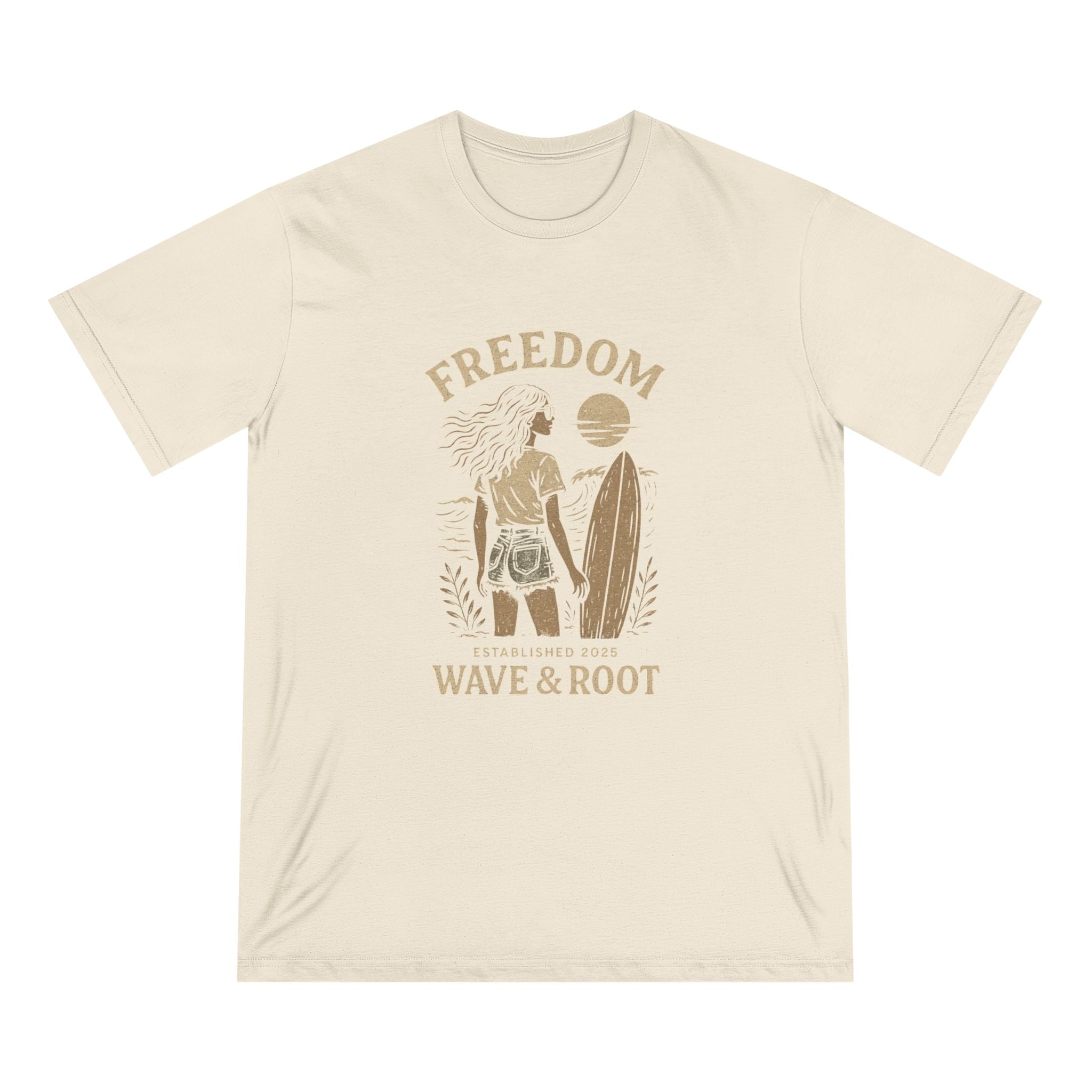 Wave & Root „Freedom Vintage Tee“ – für Frauen, die den Ozean im Herzen tragen