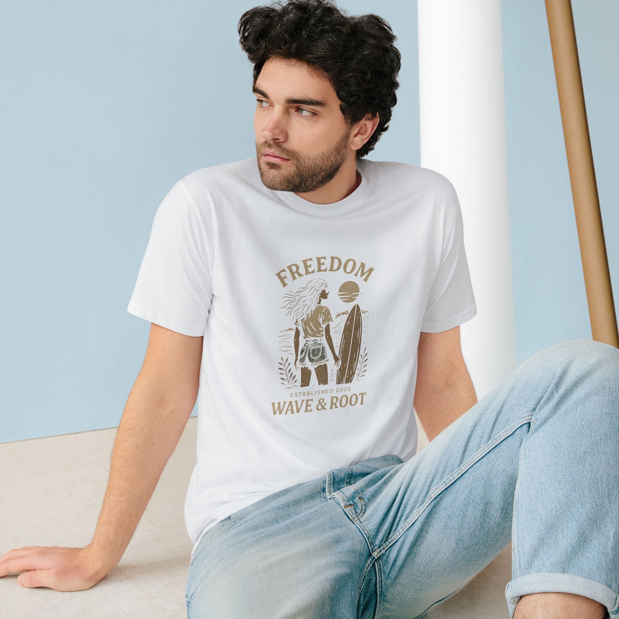 Wave & Root „Freedom Vintage Tee“ – für Frauen, die den Ozean im Herzen tragen