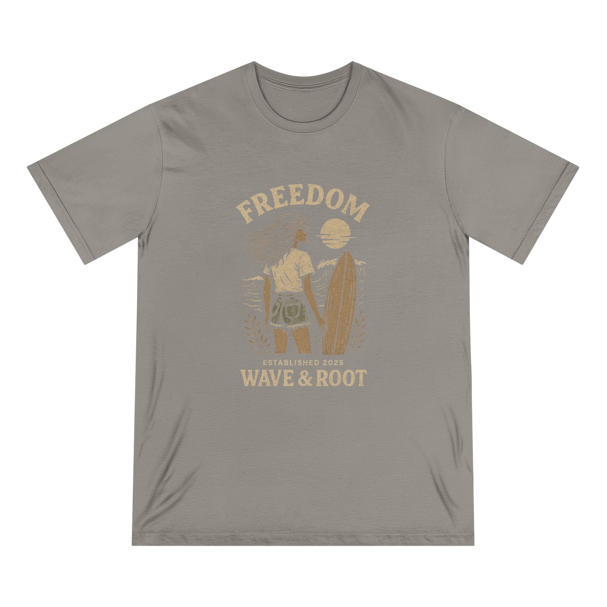 Wave & Root „Freedom Vintage Tee“ – für Frauen, die den Ozean im Herzen tragen