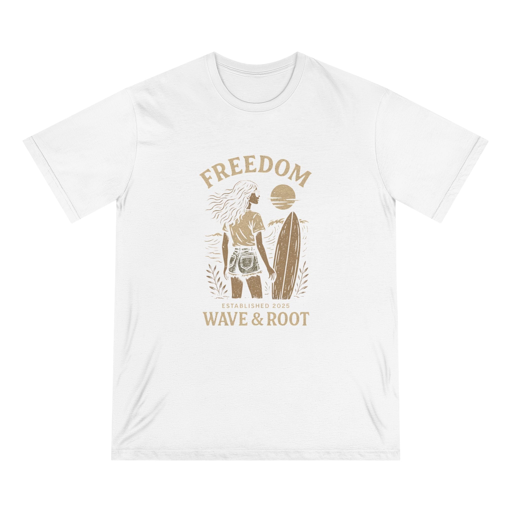 Wave & Root „Freedom Vintage Tee“ – für Frauen, die den Ozean im Herzen tragen
